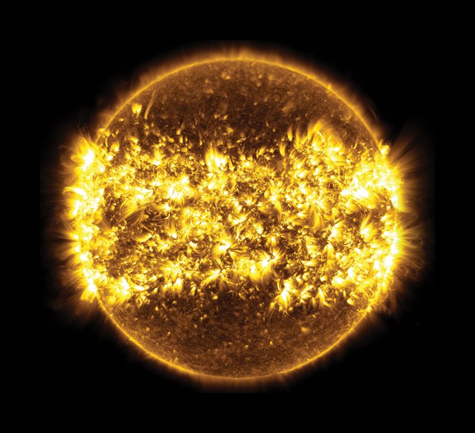 The Sun — one Earth year time-lapse